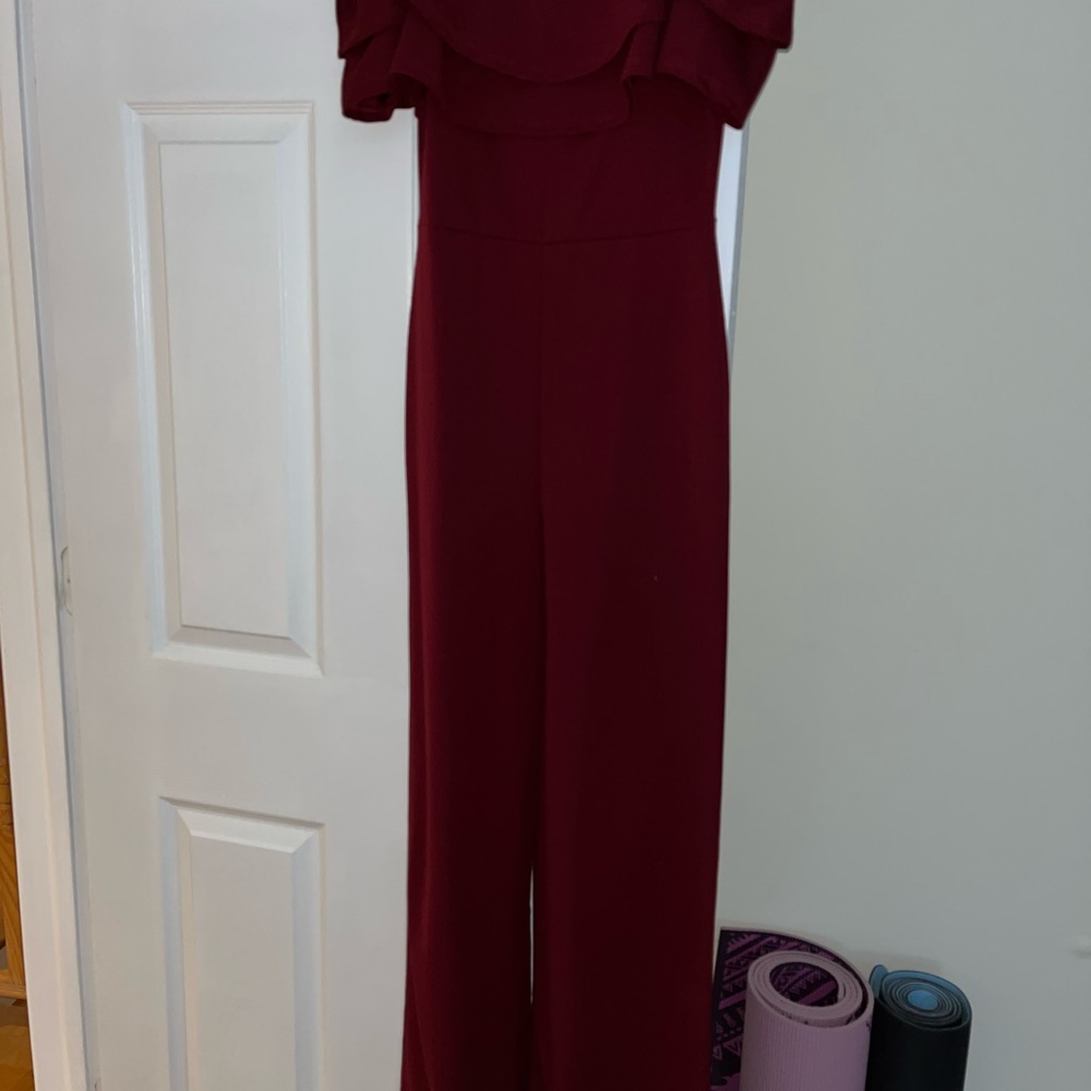 Off the shoulder jumpsuit